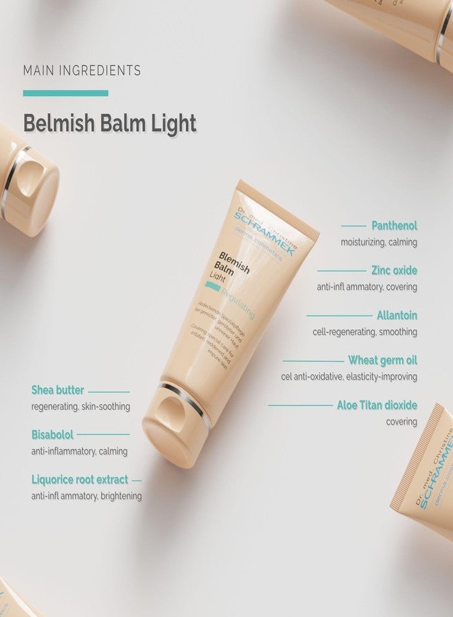 Schrammek Blemish Balm Light - Covering Special Care for Irritated, Reddened & Impure Skin - The Original since 1967 - BB Cream - Tinted Face Moisturizer - Facial Skin Care - Dr Schrammek - Image 3